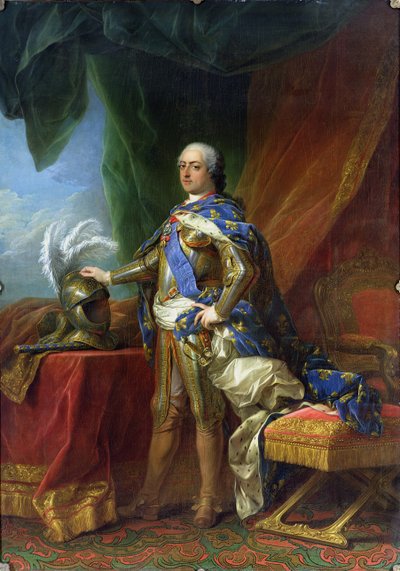 Lodewijk XV (1715-74) Koning van Frankrijk en Navarra, 1750 door Carle van Loo